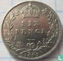 United Kingdom 6 pence 1893 - Image 1