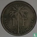 Belgian Congo 1 franc 1923 (NLD) - Image 1