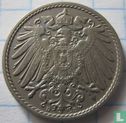 Duitse Rijk 5 pfennig 1908 (D) - Afbeelding 2