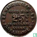 USA (Dakota Territory)  Civil War token  S. E. Ward Sutler Fort Laramie D. T. Good For 25 Cents In Sutlers Goods  1861-1865 - Afbeelding 1
