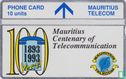 Mauritius Centenary of Telecommunication  - Afbeelding 1
