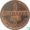 Oldenburg 1 schwaren 1869 - Afbeelding 1