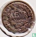 Costa Rica  5 centavos 1889 - Afbeelding 2