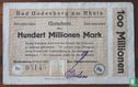 Bad Godesberg 100 Miljoen Mark 1923 - Image 1