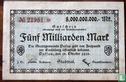 Passau 5 Billion Mark 1923 - Image 1