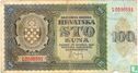 Croatia 100 Kuna 1941 - Image 1