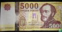 Hongarije 5000 Forint - Afbeelding 1