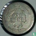 États-Unis 1 dime 1877 (sans lettre) - Image 2