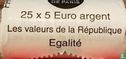 Frankrijk 5 euro 2013 (rol) "Equality" - Afbeelding 1