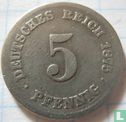 Duitse Rijk 5 pfennig 1875 (G)