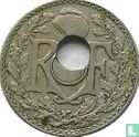 France 5 centimes 1935 (misstrike) - Image 2