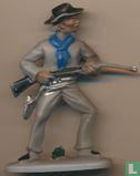 Cowboy met geweer in de aanslag (Fabrieksbeschildering / Grijs) - Afbeelding 1