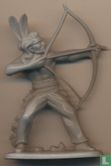 Indien avec arc et flèche (gris) - Image 1