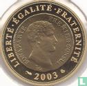 France 10 euro 2003 (PROOF) "Bicentennial of the franc germinal" - Image 1