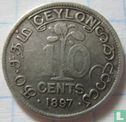 Ceylon 10 cents 1897 - Image 1