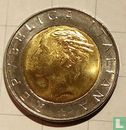 Italien 500 Lire 2000 (Bimetall) - Bild 2