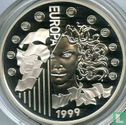 France 6,55957 francs 1999 (PROOF) "Introduction of the euro" - Image 1