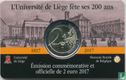 Belgium 2 euro 2017 (coincard - NLD) "200 years University of Liege" - Image 2