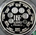 Frankreich 6,55957 Franc 2001 (PP) "The last euro conversion coin" - Bild 2