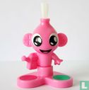 Doll with paint brush (pink) - Image 1