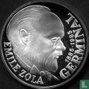 Frankreich 100 Franc 1985 (PP - Silber) "100th anniversary of Emile Zola's novel - Germinal" - Bild 2