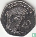 Mauritius 10 rupees 2016 - Image 1