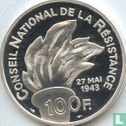 France 100 francs 1993 (PROOF) "50th anniversary of the death of Jean Moulin" - Image 2