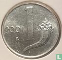 Italien 1 Lira 2001 - Bild 1