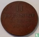 Hannover 2 pfennige 1834 (A - type 1) - Image 2
