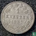 Württemberg 1 kreuzer 1867 - Afbeelding 1