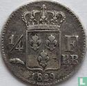 France ¼ franc 1829 (BB) - Image 1