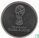 Russie 25 roubles 2018 (non coloré) "Football World Cup in Russia - Official emblem" - Image 2