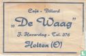 Café Billard "De Waag" - Afbeelding 1