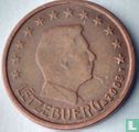Luxembourg 1 cent 2003 (misstrike) - Image 1