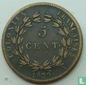 Franse koloniën 5 centimes 1829 - Afbeelding 1