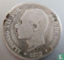 Spanje 2 peseta 1879 - Afbeelding 1