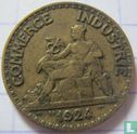 France 50 centimes 1924 (4 ouvert) - Image 1