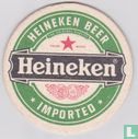 Logo Heineken Beer Imported 1a 10,6 cm - Afbeelding 1