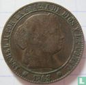 Espagne 2½ centimos de escudo 1868 (étoile à 8 pointes) - Image 1