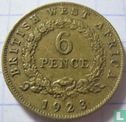 Brits-West-Afrika 6 pence 1923 - Afbeelding 1