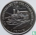 Man 1 crown 1998 "125th anniversary of the Steam Railway - No.1 Sutherland" - Afbeelding 2
