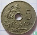 Belgium 5 centimes 1905/04 (NLD) - Image 2
