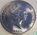 New Zealand 1 dollar 1989 "1990 Commonwealth Games - Runner" - Image 1