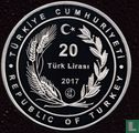 Turkey 20 türk lirasi 2017 (PROOF) "Glass wing butterfly" - Image 1