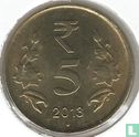 India 5 rupees 2013 (Noida) - Image 1
