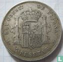 Spain 5 pesetas 1898 - Image 2