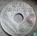 Frankreich 20 Centime 1942 (Prägefehler) - Bild 2