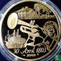 Frankrijk 20 euro 2003 (PROOF) "Bicentenary of the sale of Louisiana to the United States" - Afbeelding 1