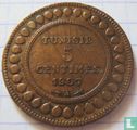 Tunesië 5 centimes 1907 (jaar 1325) - Afbeelding 1