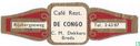 Café Rest. The CONGO C.M. Dawson Breda-258-Tel Rijsbergseweg 34387 - Image 1
